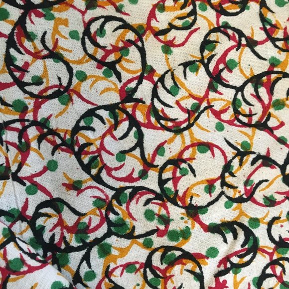 Vintage Hippie Wall Hanging Bed Covering, Dorm Room, Bought in India in the 80s - Picture 10 of 15